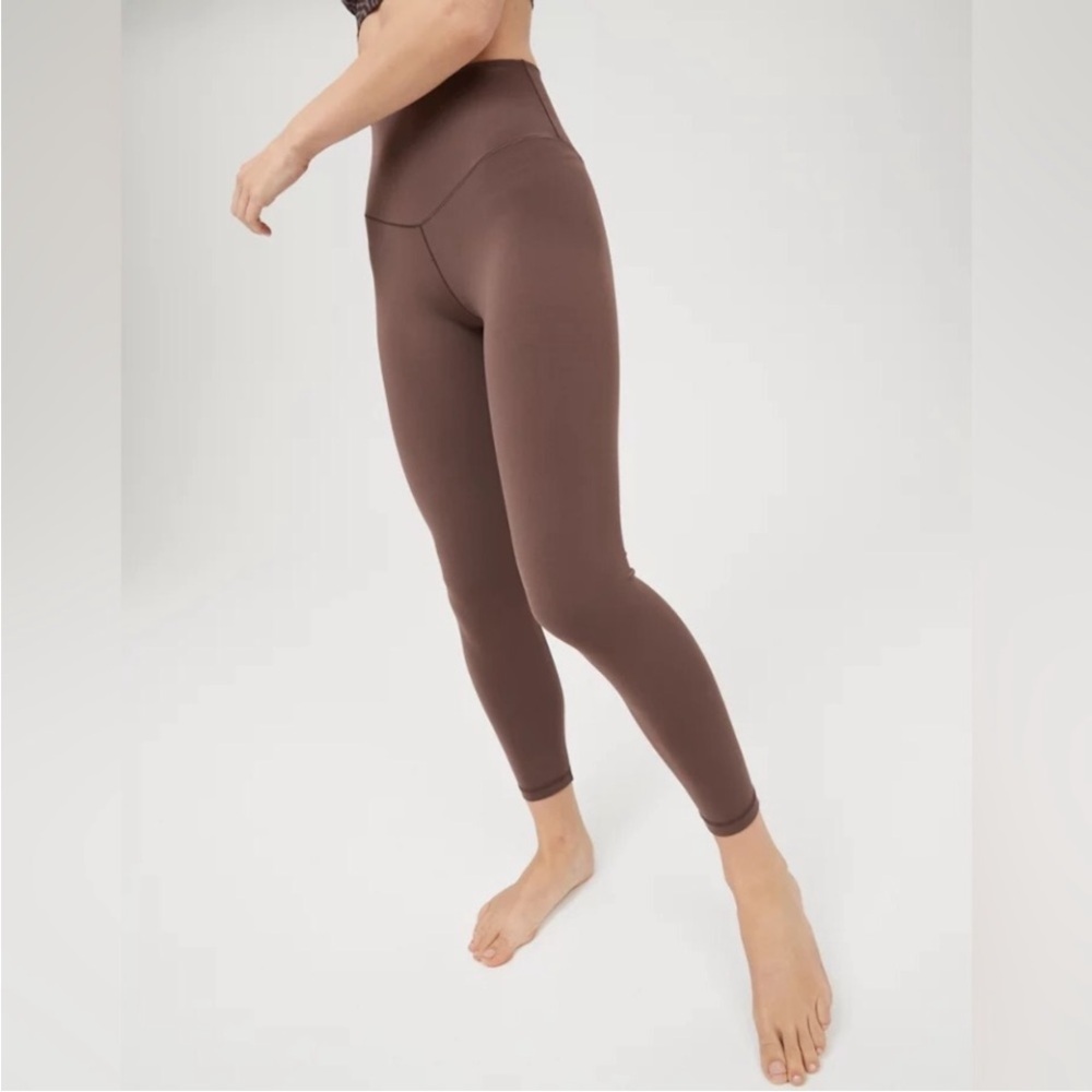 OFFLINE By Aerie Real Me High Waisted Legging in Relic/Brown Size Medium